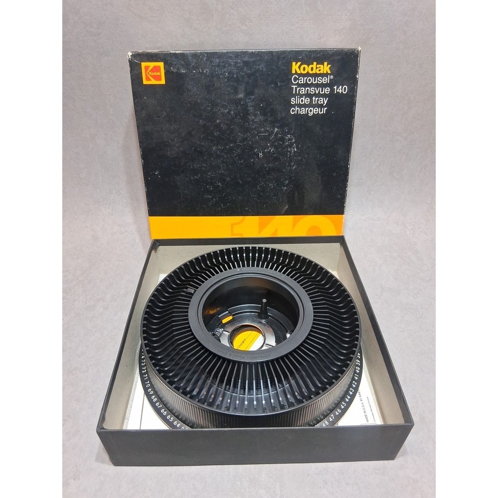 Vintage Retro Kodak Carousel Transvue 140 Slide Tray for Projector